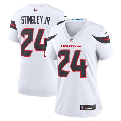 Houston Texans Nike Auswärtstrikot - Weiß - Derek Stingley Jr. - Damen Image
