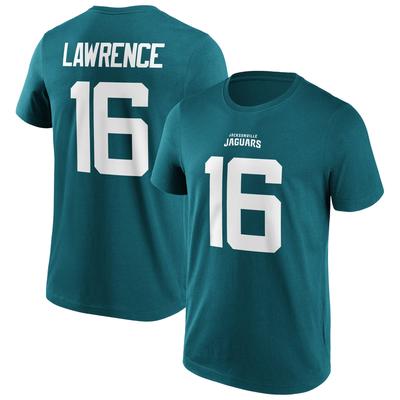 Jacksonville Jaguars T-Shirt mit alternativem Namen und Nummer - Trevor Lawrence - Herren Image