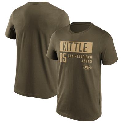 San Francisco 49ers Fashion Name & Number T-Shirt - George Kittle - Herren Image