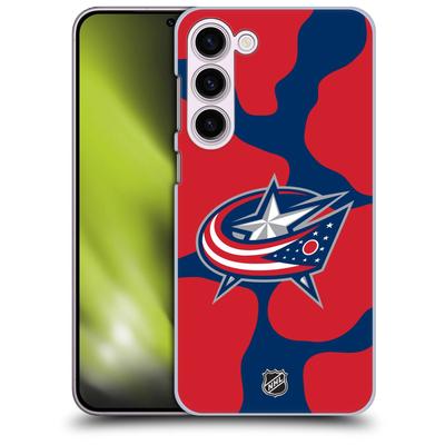 Columbus Blue Jackets NHL Cow Pattern Grafik Phone Case - Samsung Image