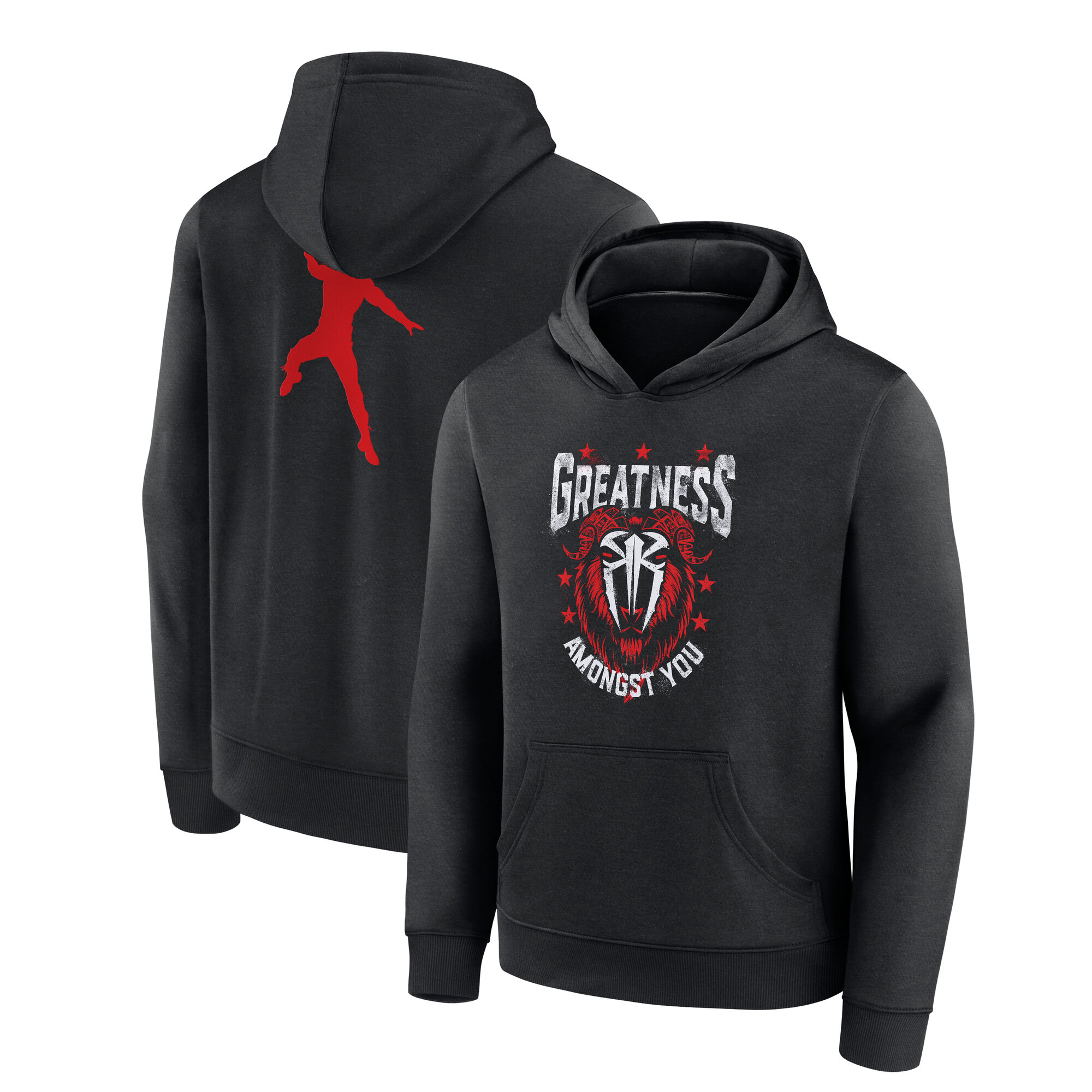 Roman Reigns Hoodie - Schwarz - Jugendliche Image