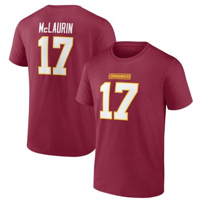 Washington Commanders Name und Nummer Grafik T-Shirt - Terry McLaurin 17 - Herren Image
