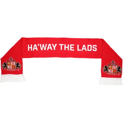 Sunderland Ha'Way The Lads Schal – Rot – Unisex Image