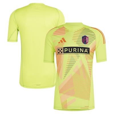 Gelbes adidas St. Louis City SC 2024 Torwarttrikot für Herren Image