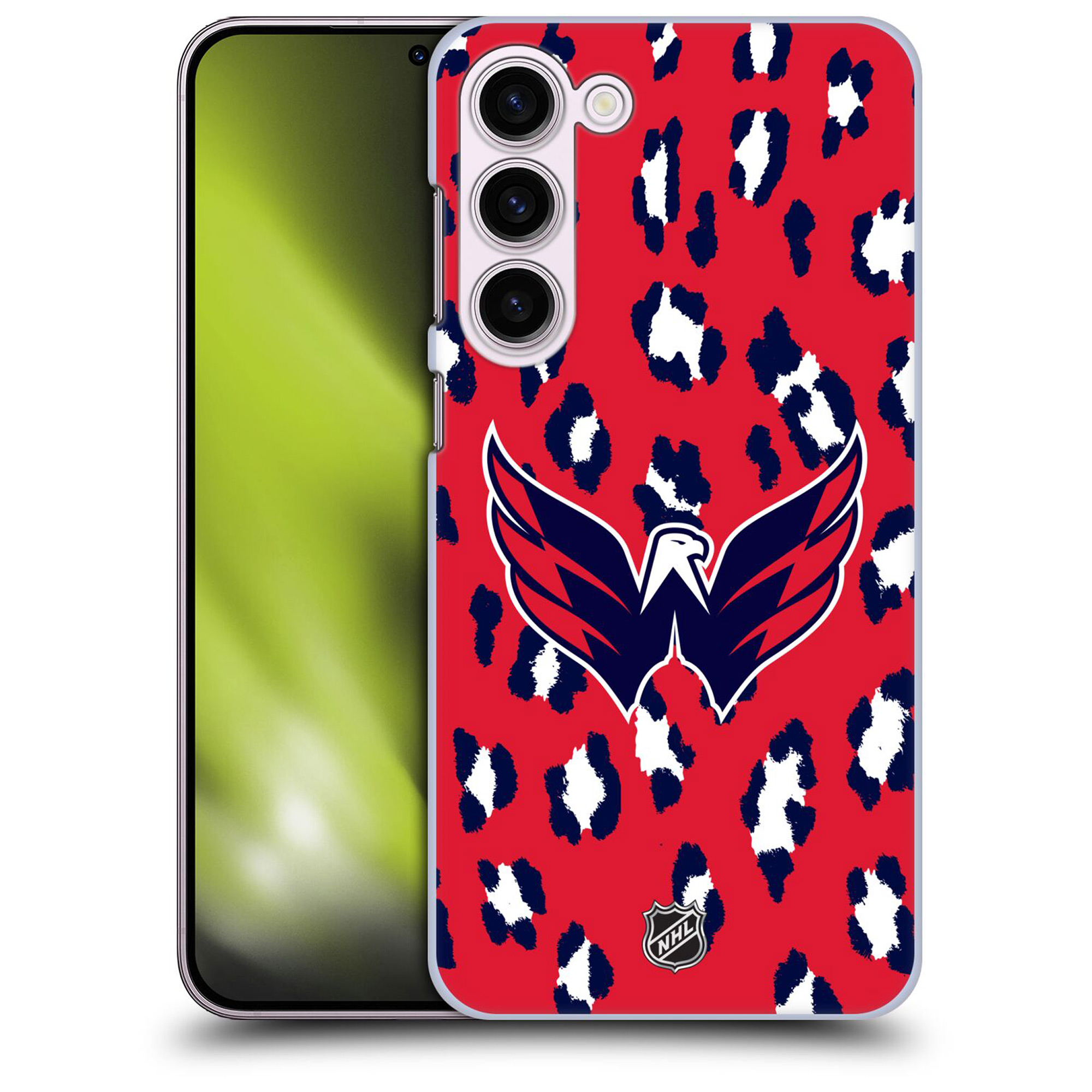 Washington Capitals NHL Leopard Grafik Phone Case - Samsung Image