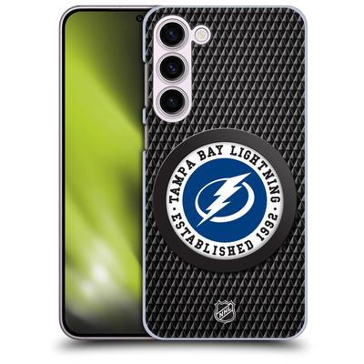 Tampa Bay Lightning NHL Puck Texture Grafik Phone Case - Samsung Image