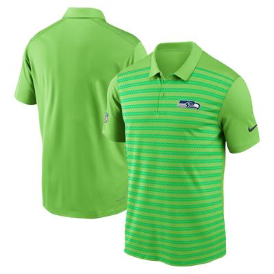 Nike Seattle Seahawks Sideline Victory Dri-FIT Poloshirt für Herren in Neongrün Image