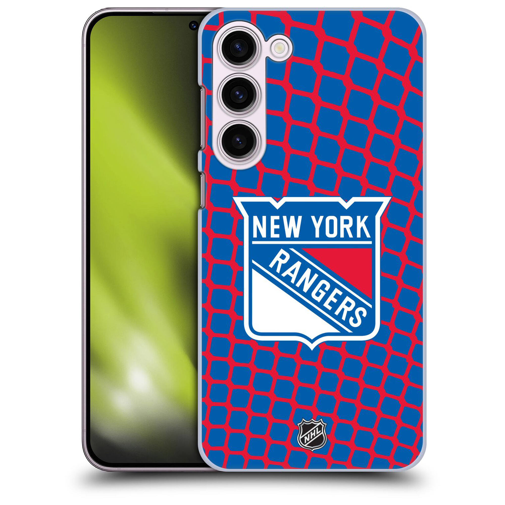 New York Rangers NHL Net Pattern Grafik Phone Case - Samsung Image