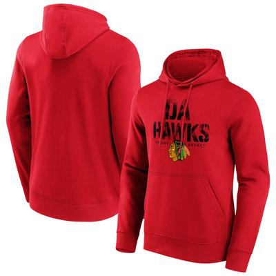 Chicago Blackhawks Fanatics BrandedHometown Graphic Hoodie - Rot - Herren Image