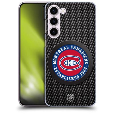 Montreal Canadiens NHL Puck Texture Grafik Phone Case - Samsung Image