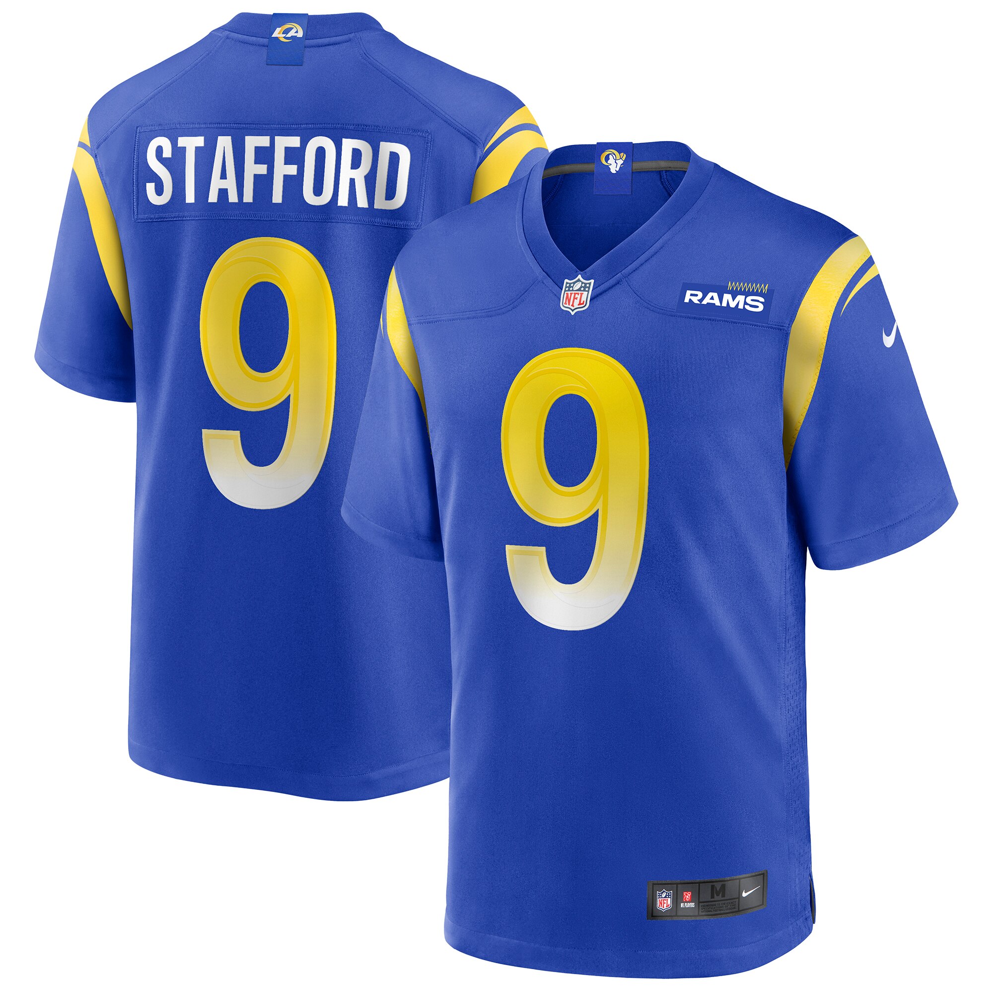 Los Angeles Rams Nike Game Heimtrikot - königsBlau - Matthew Stafford - Jugendliche Image