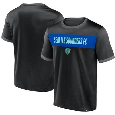 Schwarzes Seattle Sounders FC Advantages Fanatics-T-Shirt für Herren Image