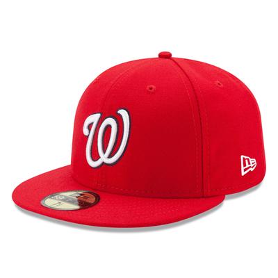 Eng anliegende Washington Nationals New Era Authentic 59FIFTY Spielerkappe Image