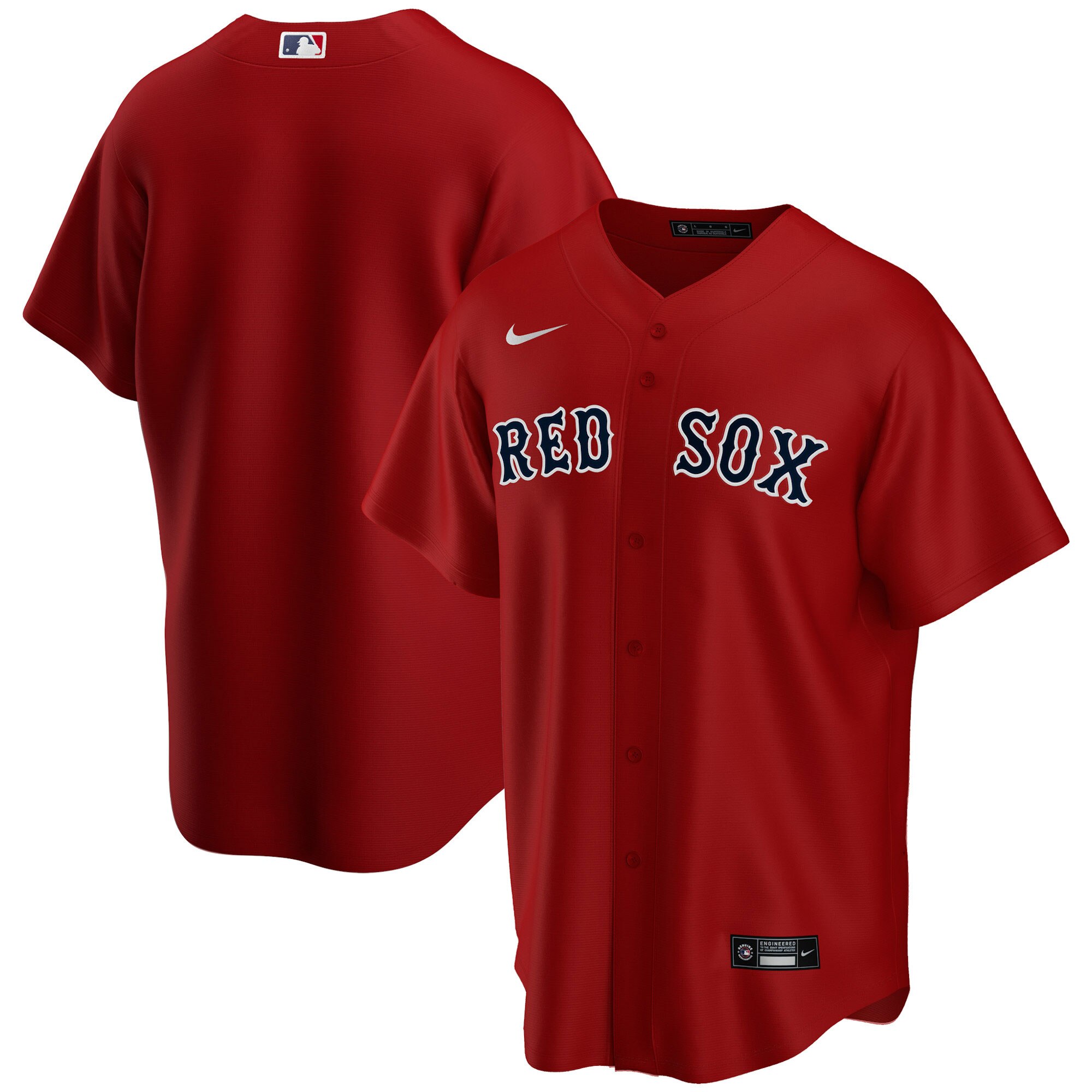 Boston Red Sox Nike Offizielles Replik-Alternativtrikot – Rot – Herren Image