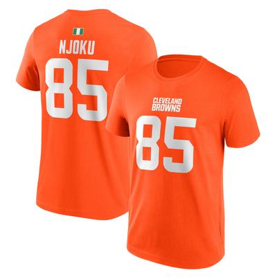 Cleveland Browns Name und Number T-Shirt - David Njoku 85 -Herren Image