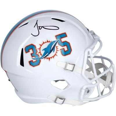 Von Tyreek Hill signierter Riddell 305 Speed-Replika-Helm der Miami Dolphins Image