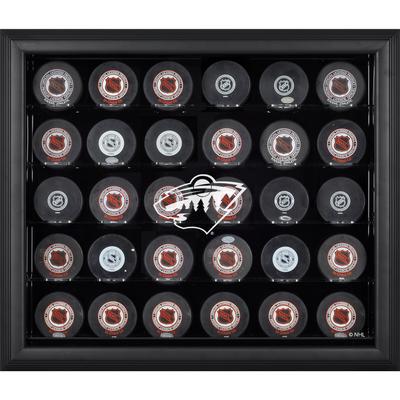 Minnesota Wild - Schwarze Vitrine für 30 Pucks Image