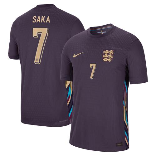 England Nike Dri Fit Adv Auswärtsspieltrikot 2024 – Kinder mit Aufdruck Saka 7