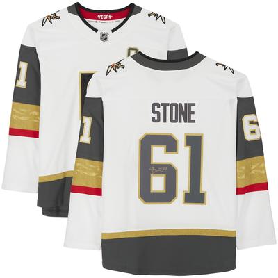 Von Mark Stone signiertes weißes Breakaway-Trikot der Vegas Golden Knights Image