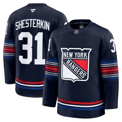 Marineblaues alternatives Premium-Trikot der New York Rangers von Igor Shesterkin Fanatics für Herren Image