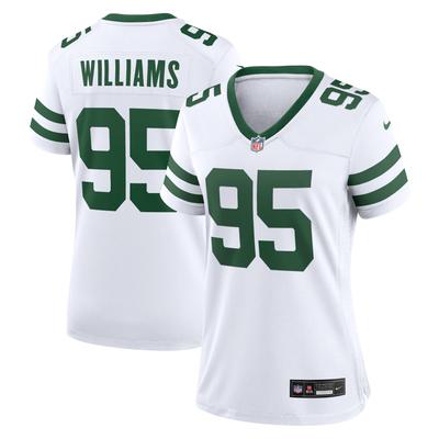 New York Jets Nike Game Auswärtstrikot - Weiß - Quinnen Williams - Damen Image