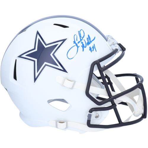 Herschel Walker Dallas Cowboys signierter Riddell-Helm „Alternate Revolution Speed“ in Mattweiß, Replik