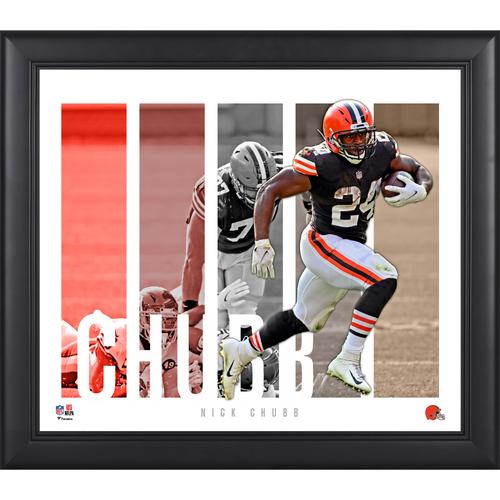 Nick Chubb Cleveland Browns Gerahmte 15