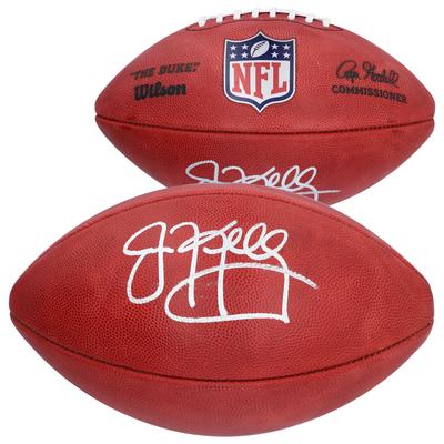 Jim Kelly – Signierter Wilson Duke Pro Football der Buffalo Bills in Farbe Image