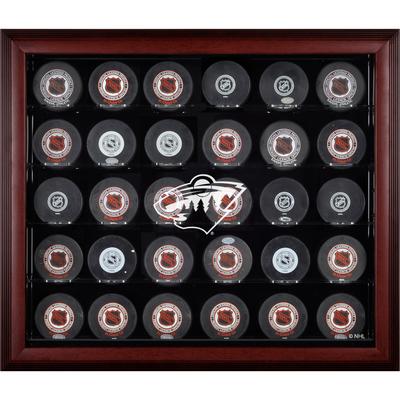 Minnesota Wild Vitrine aus Mahagoni für 30 Pucks Image