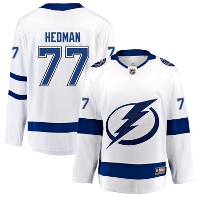 Tampa Bay Lightning Fanatics Branded Away Breakaway Jersey - Victor Hedman - Mens Image
