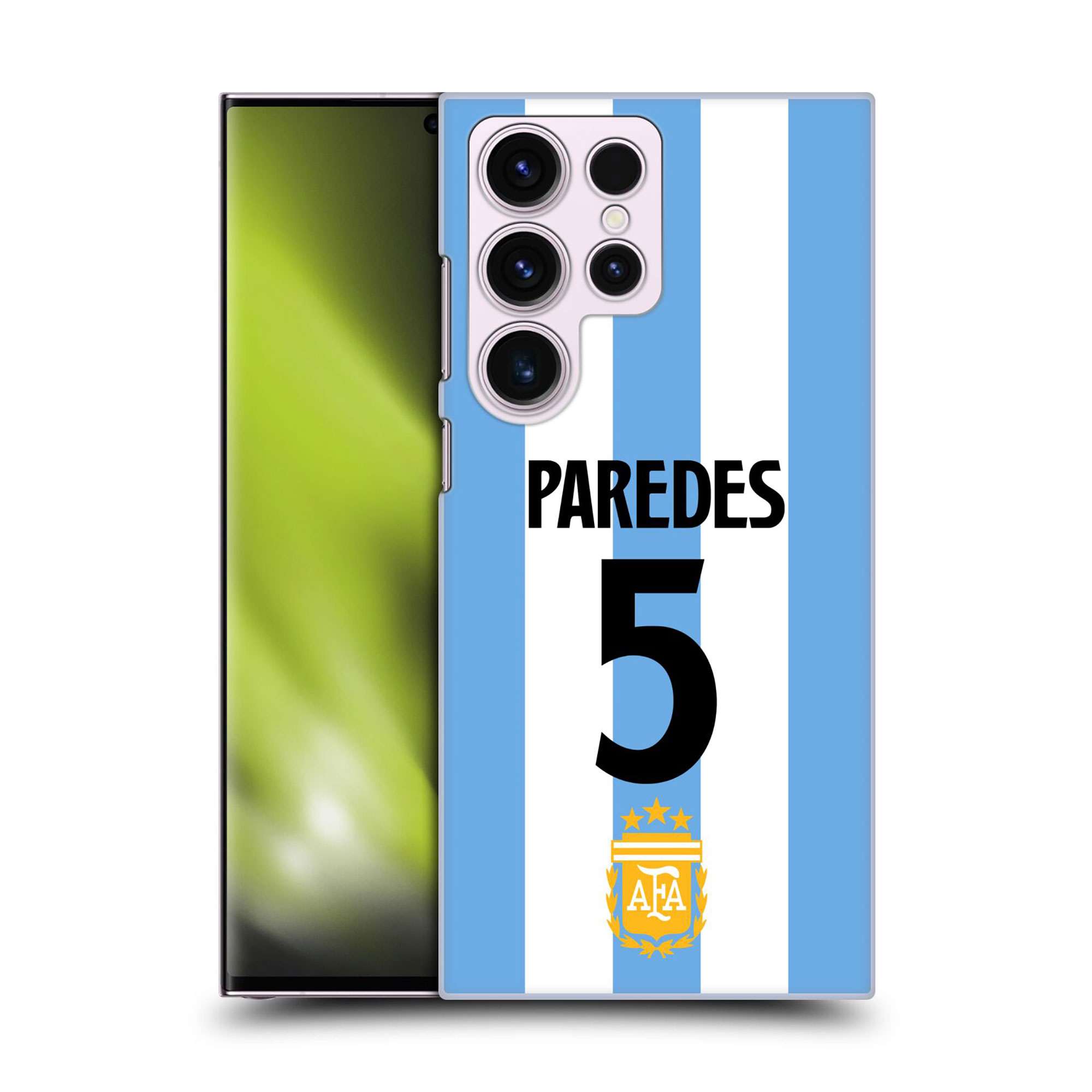 Argentinien Leandro Paredes Name und Number Phone Case - Samsung Image