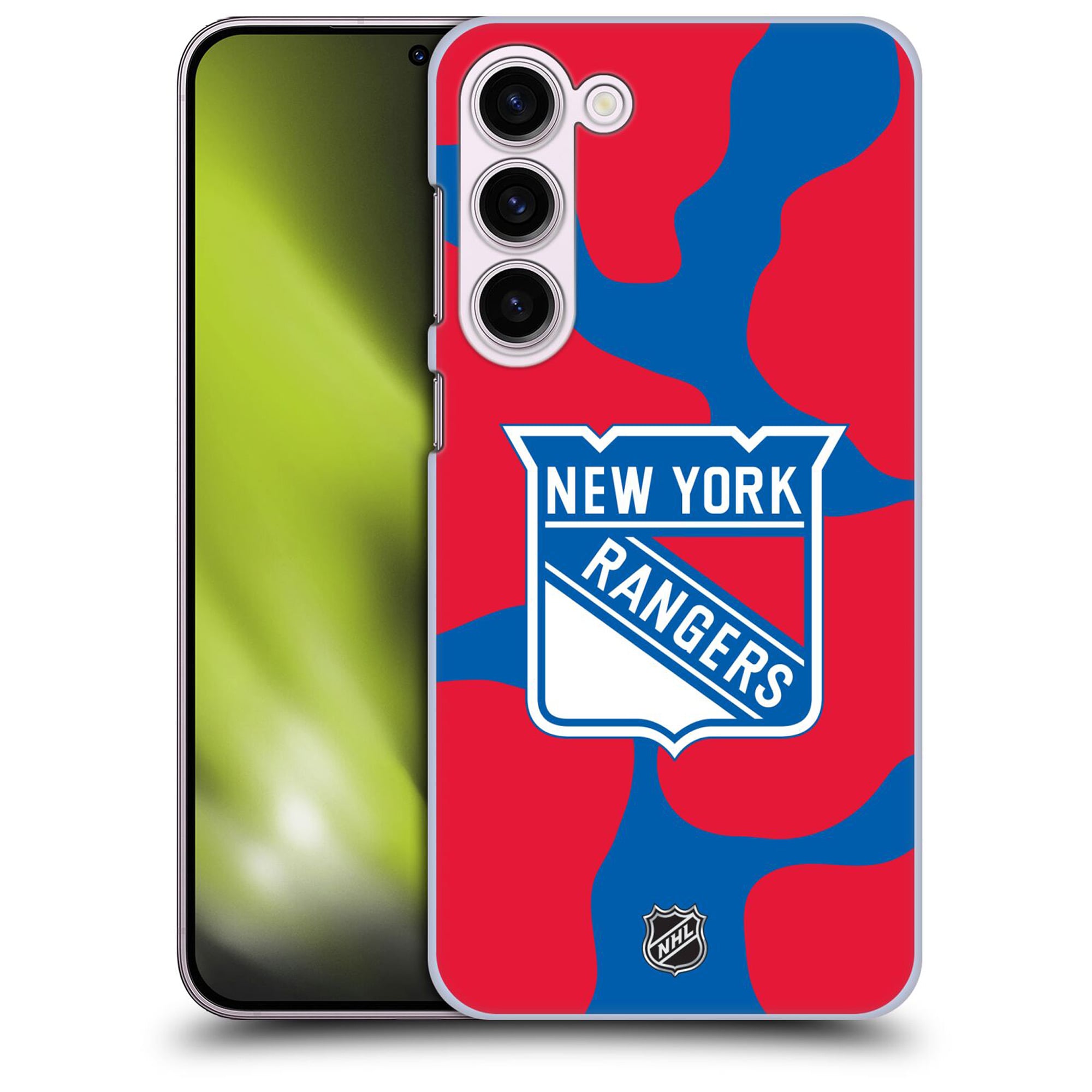 Coque New York Rangers NHL Cow Pattern Graphique Phone Case - Samsung - No Gender Taille: S23 Plus 5G