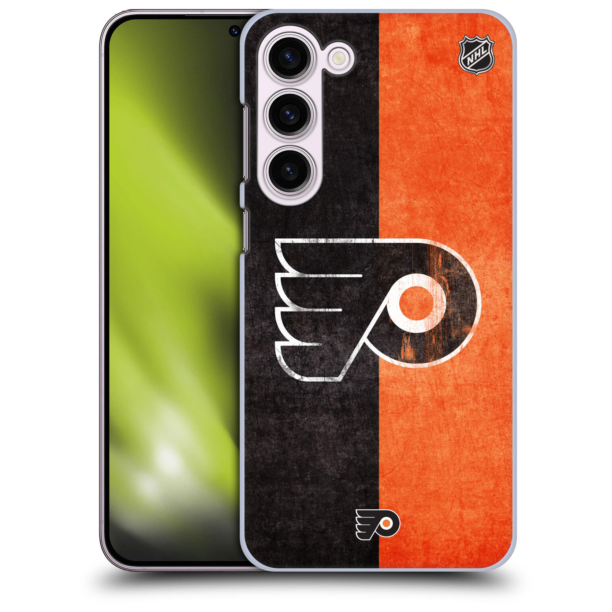 Philadelphia Flyers NHL Half Distressed Grafik Phone Case - Samsung Image