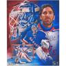 Signierter Fotodruck von Henrik Lundqvist, New York Rangers, 40,6 x 50,8 cm – erstellt und signiert vom Künstler Brian Konnick – limitierte Auflage von 130 Stück