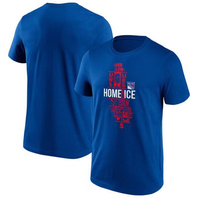New York Rangers Fanatics Branded Hometown Graphic T-Shirt – Königsblau – Herren Image