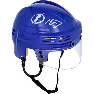 Haydn Fleury Tampa Bay Lightning signierter blauer Minihelm Image