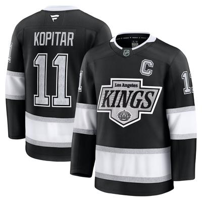Schwarzes Los Angeles Kings-Heimtrikot – Anze Kopitar Fanatics – Premium Image