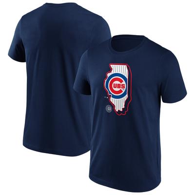 Chicago Cubs Hometown Grafik-T-Shirt – Marineblau Herren Image