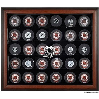 Braune Vitrine für 30 Pucks der Pittsburgh Penguins Image