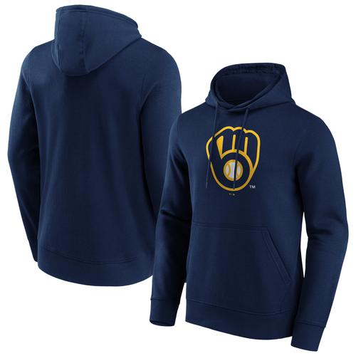 Kapuzenpullover mit primärem Logo der Milwaukee Brewers