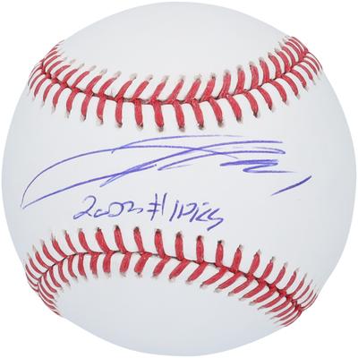 Signierter Baseball von Jackson Holliday, Baltimore Orioles, mit der Aufschrift „2022 #1 Pick“ Image
