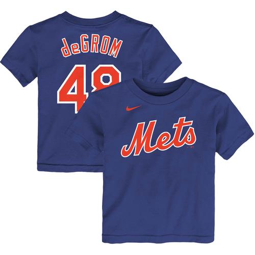 Kleinkinder Nike Jacob deGrom Royal New York Mets Spielername & Nummer T-Shirt