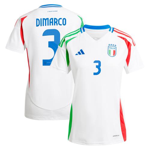 Italien 24 adidas Auswärtstrikot - Damen mit Aufdruck DiMarco 3