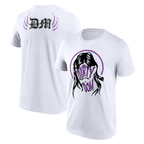 WWE Dominik Mysterio Dirty Dom Mullet T-Shirt - Weiß - Herren