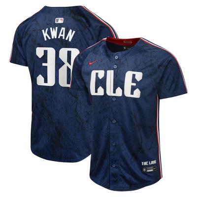 Cleveland Guardians Nike Limited City Connect-Trikot – Marineblau – Steven Kwan – Jugendliche Image