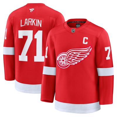 Dylan Larkin – Detroit Red Wings – Rotes Premium-Heimtrikot für Herren von Fanatics Image