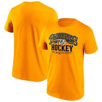 Nashville Predators Fanatics Branded Hometown Graphic T-Shirt – Gold – Herren Image
