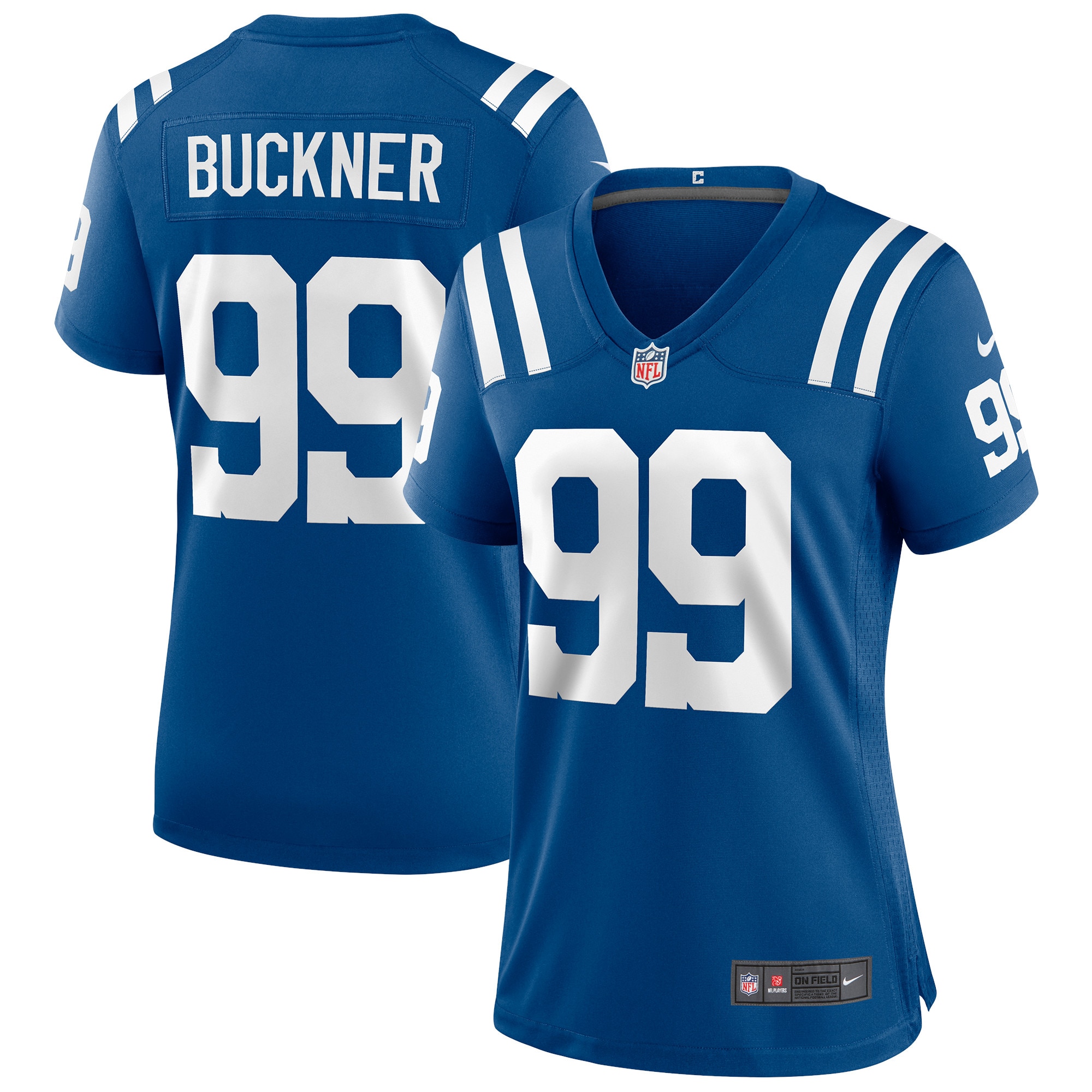 Indianapolis Colts Nike Heimspiel Trikot - Royal - DeForest Buckner - Damen Image