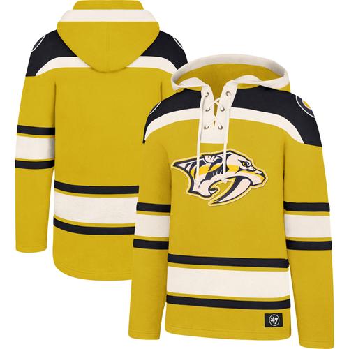 Herren '47 Gold Nashville Predators Superior Lacer Pullover Hoodie