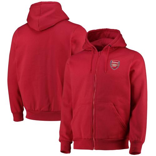 Arsenal Full Zip Hoodie - Rot - Herren